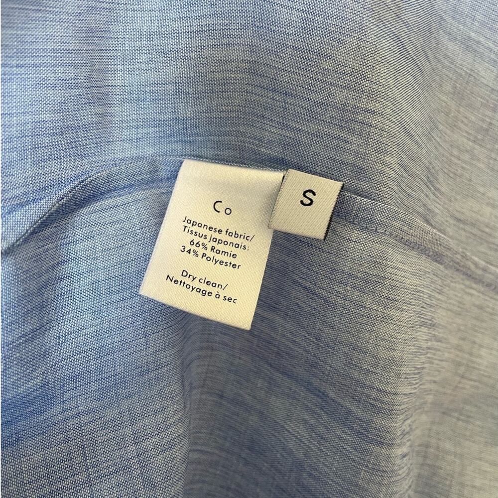 Co Pale Blue Swing Tank Top Size Small Japanese Designer Minimal - Picture 4 of 5